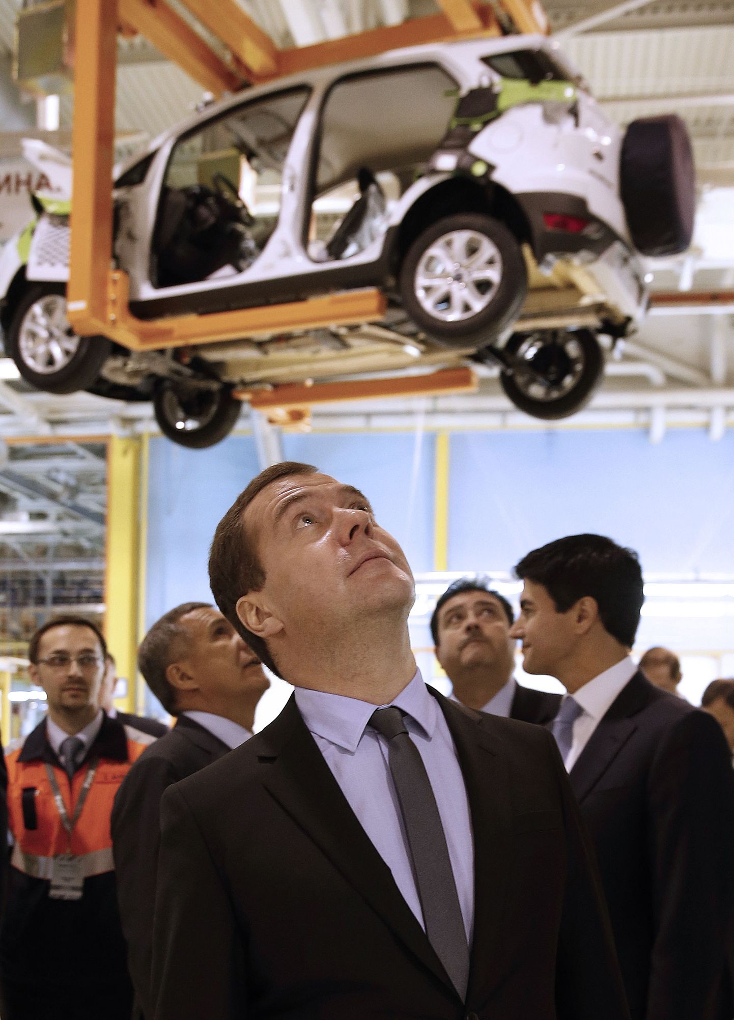 Vene peaminister Dmitri Medvedev külastas detsembri alguses Volga föderaalringkonnas asuvat Ford Sollersi tehast.