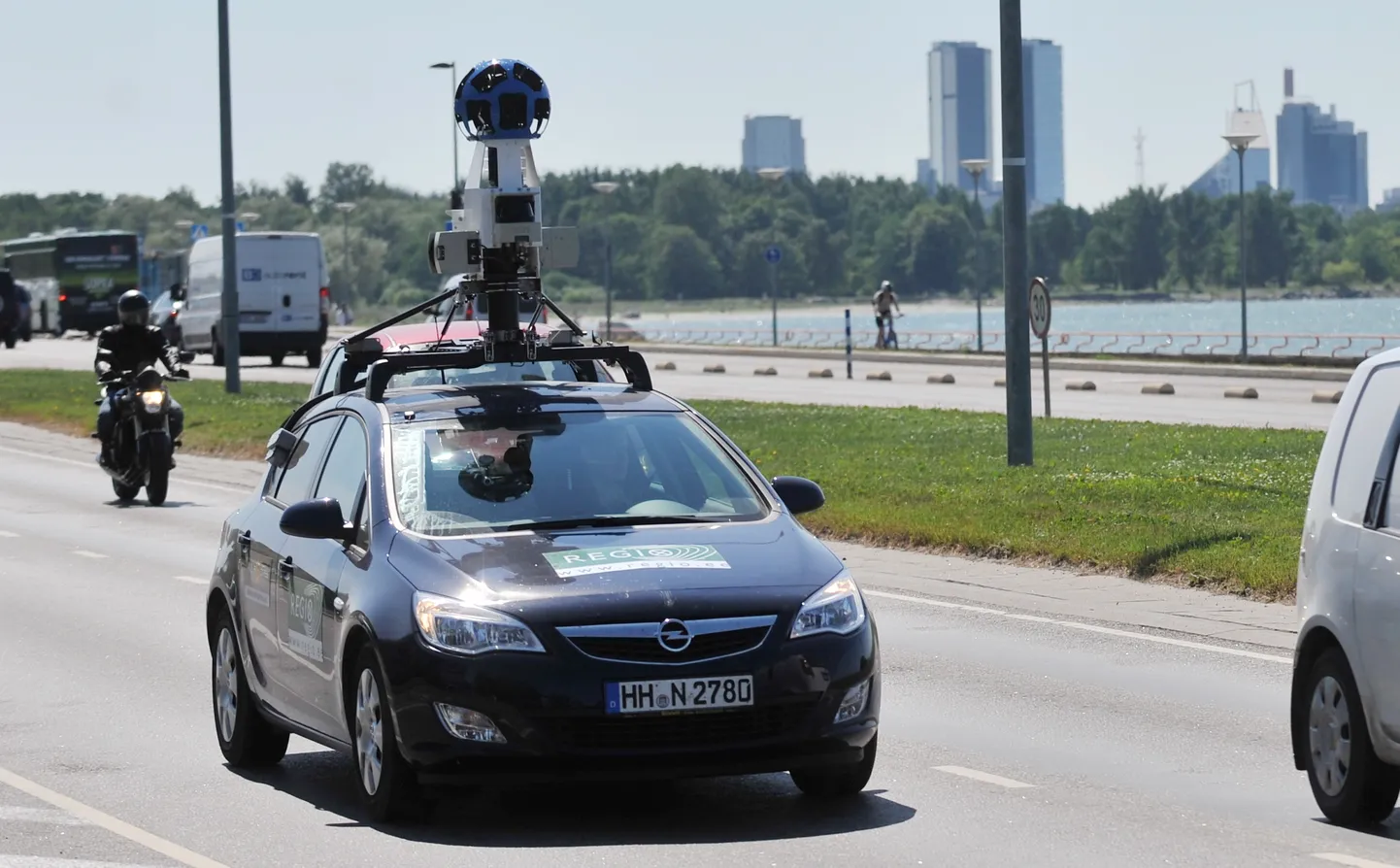 Google Street View pildistamas Pirita teel.