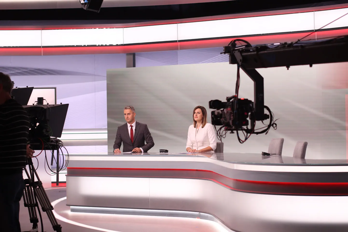 Atklāta Latvijas Televīzijas jaunā Ziņu studija