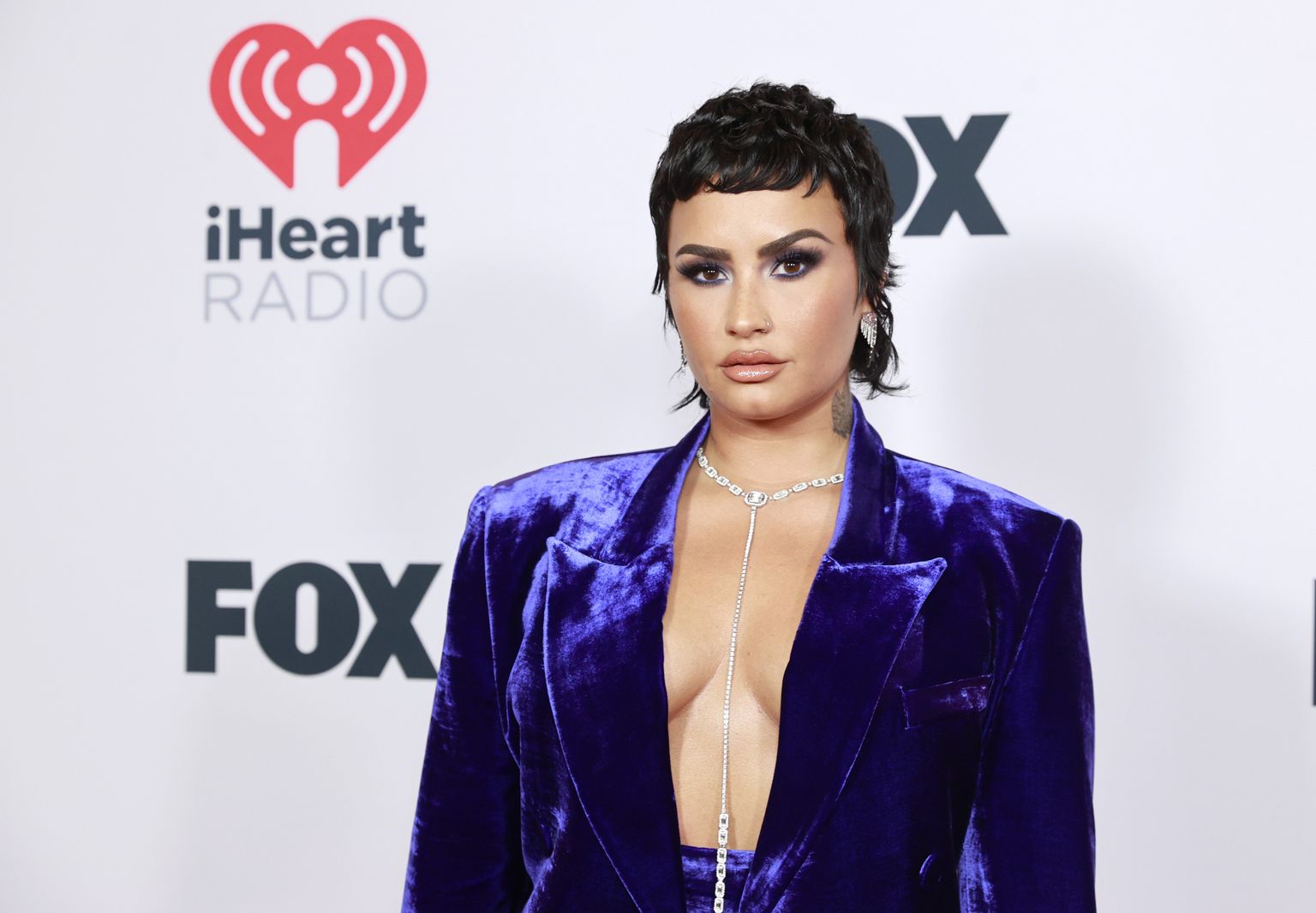 Demi Lovato 2021. aastal Los Angeleses iHeartRadio muusikaauhindade galal.