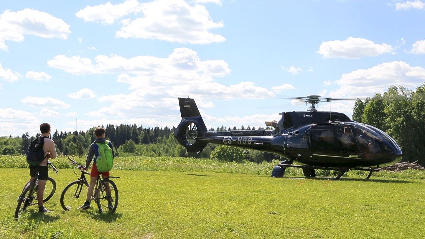 Pildil Oleg Grossi helikopter 2017. aastal, kui Eestis toimusid M-Spordi meeskonna testid.