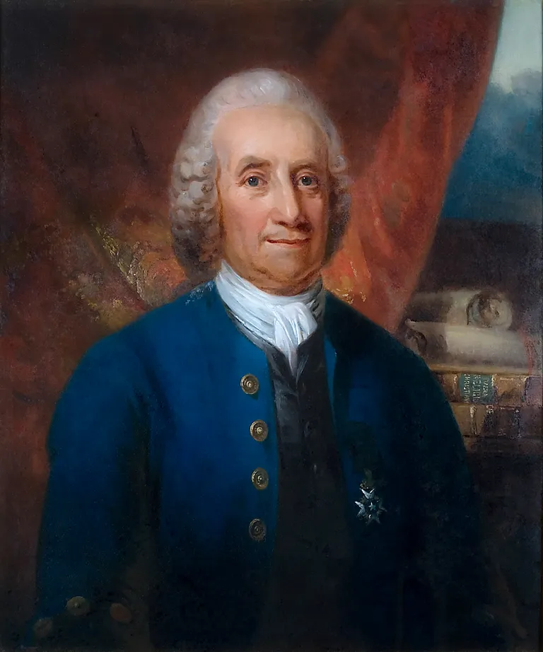 Karla Frederika fon Breda gleznotais zviedru teologa un mistiķa Emanuela Svēdenborga (1688-1772) portrets. 