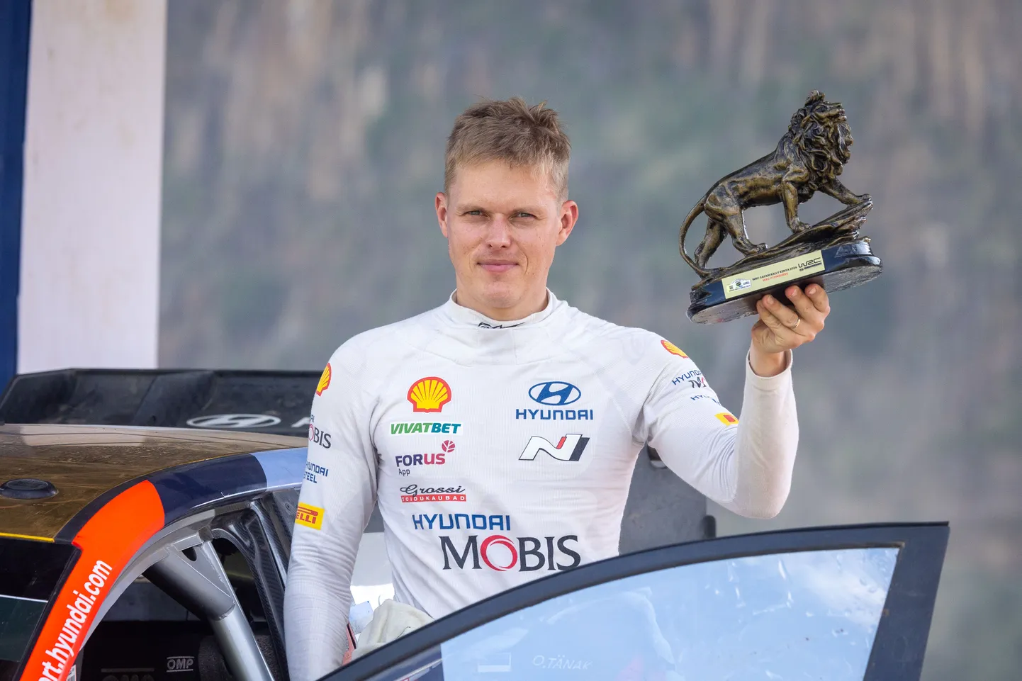 Ott Tänak Keenia rallil.