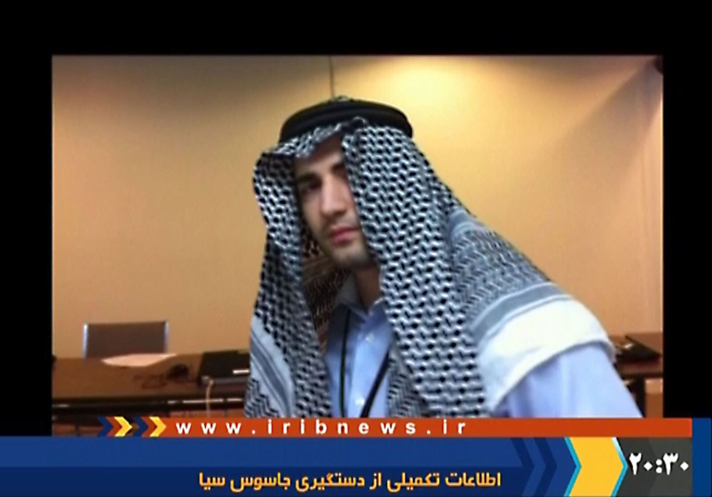 Iraani riigitelevisiooni kaader Amir Mirzai Hekmatist, keda islamivabariigi võimud süüdistavad spionaažis.