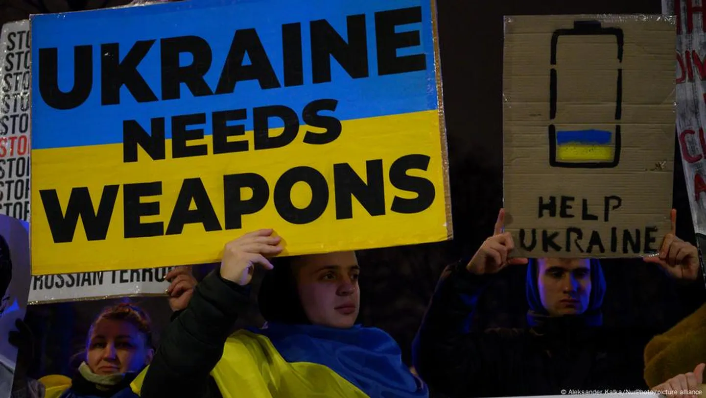 Протесты возле посольства США в Варшаве, 3 марта 2025 года