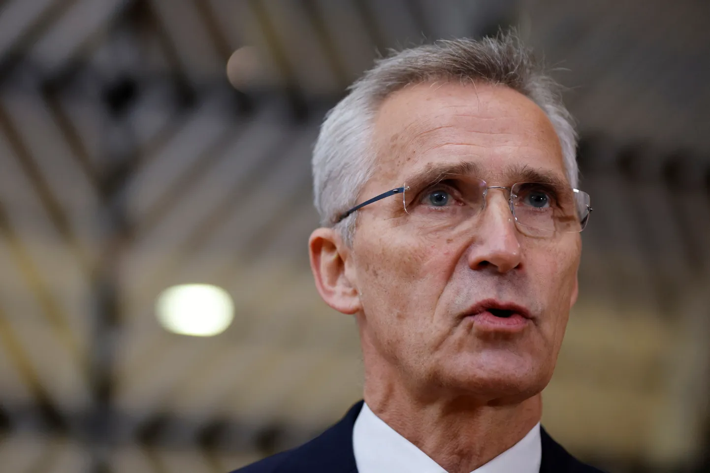 NATO peasekretär Jens Stoltenberg eile Brüsselis.