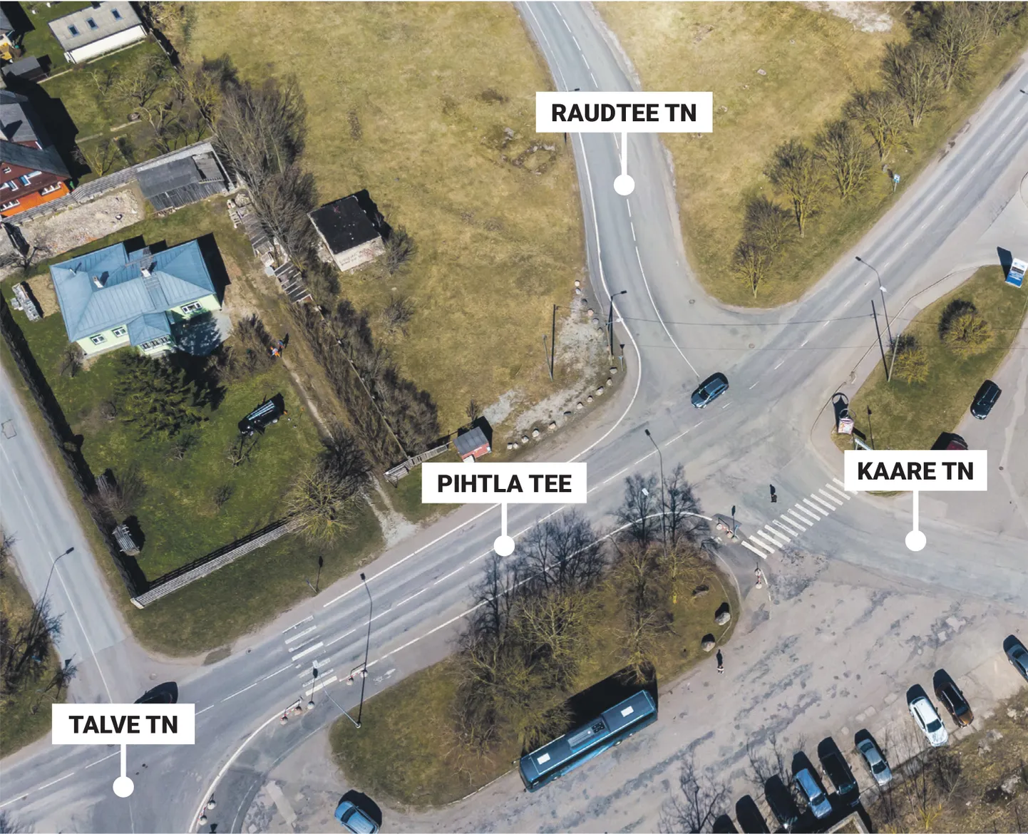 Talve ja Raudtee tänavate remont.