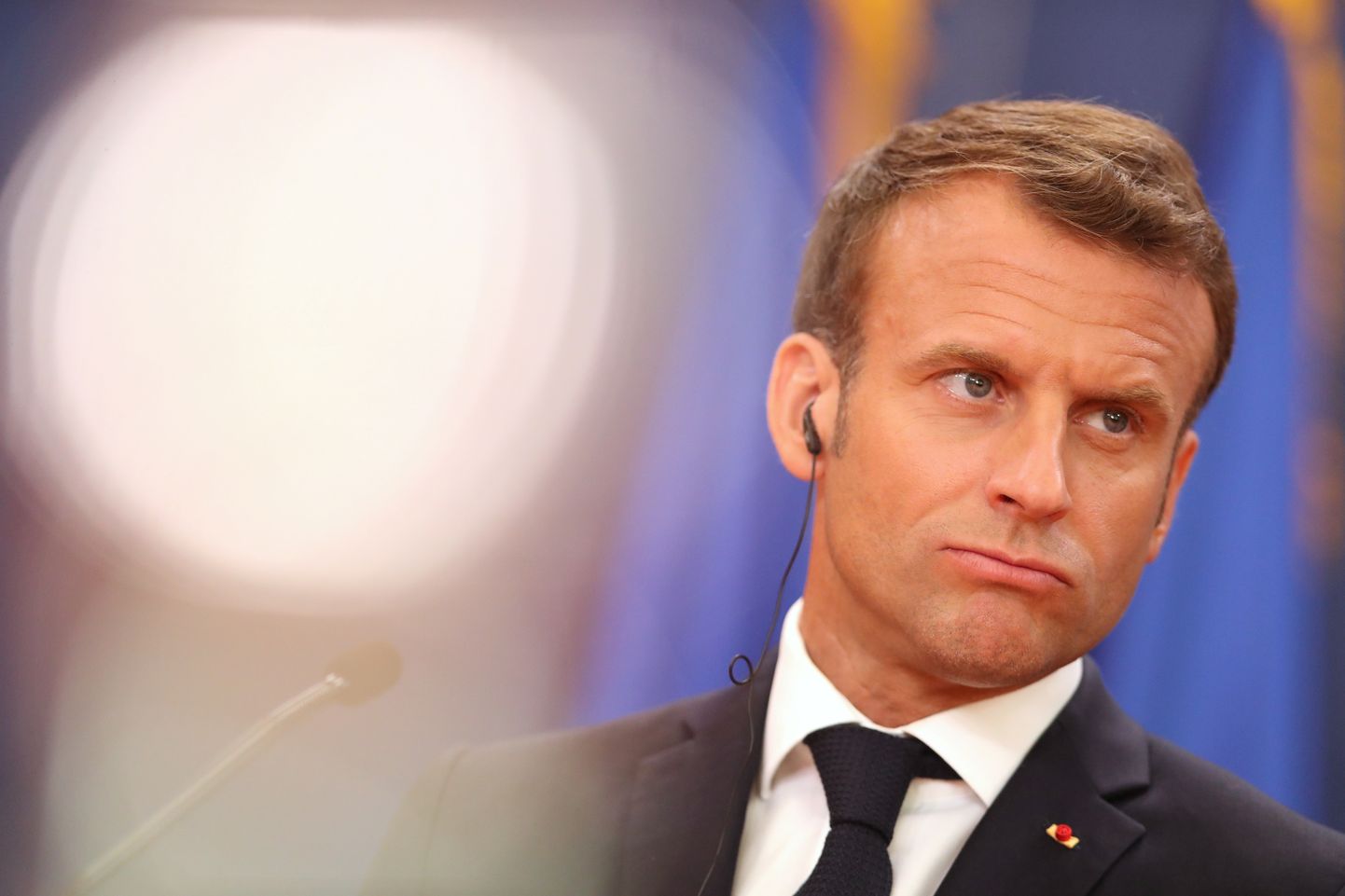 Prantsuse president Emmanuel Macron visiidil Serbias.
