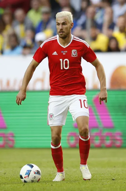 Walesi staar Aaron Ramsey. Foto: