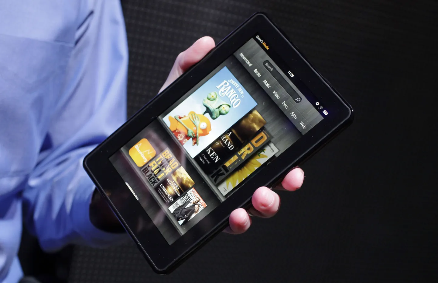 Kindle Fire tahvelarvuti.
