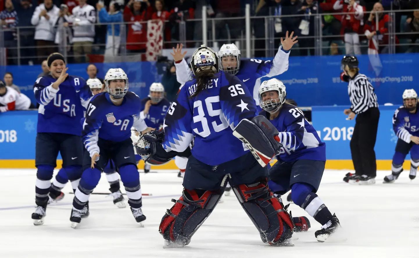 USA alistas jäähokifinaalis Kanada