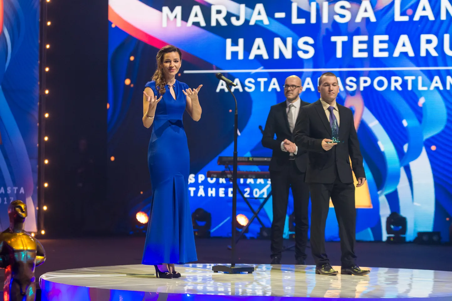 Марья-Лийса Ландар_ церемония награждения звезд спорта, 2017 год.