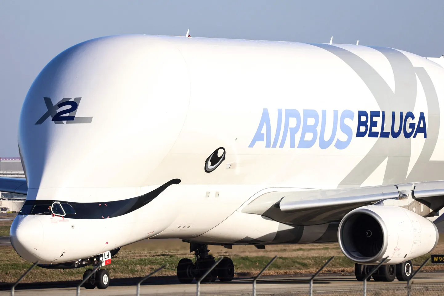 Airbus Beluga XL Toulouse-Blagnac'i lennujaamas.