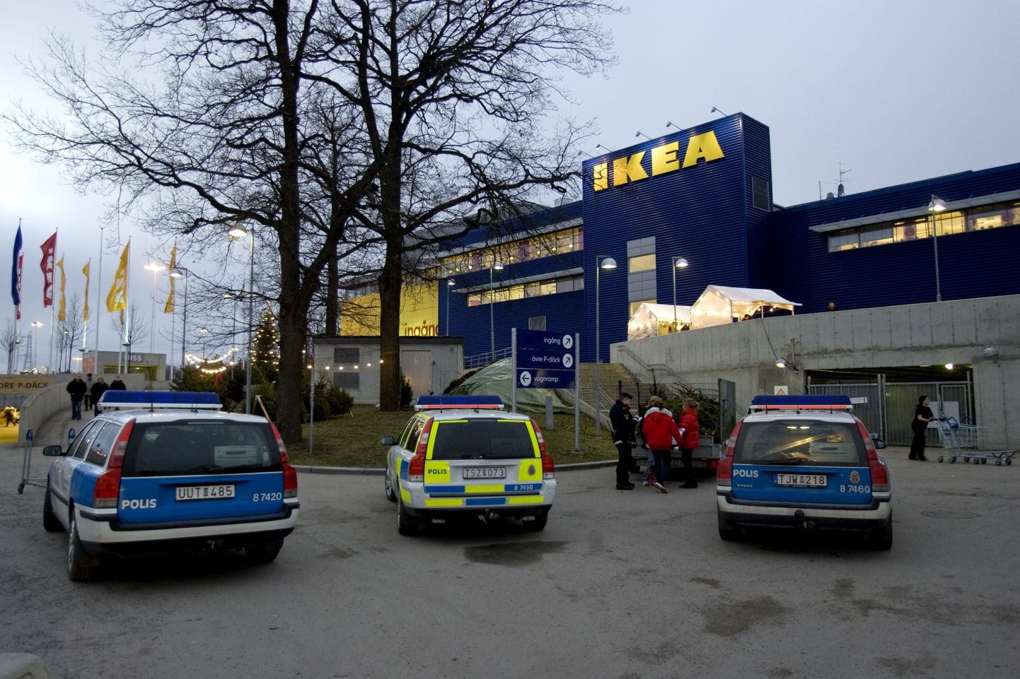 Euroopa suurim Ikea mööblipood Stockholmis Kungens Kurva piirkonnas.