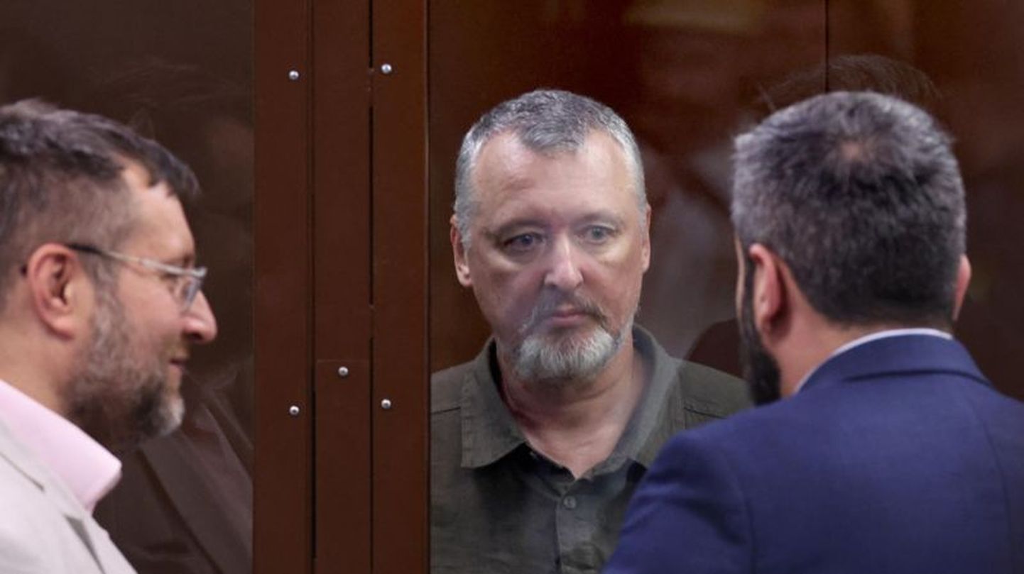 Игорь Стрелков (Гиркин) в суде.