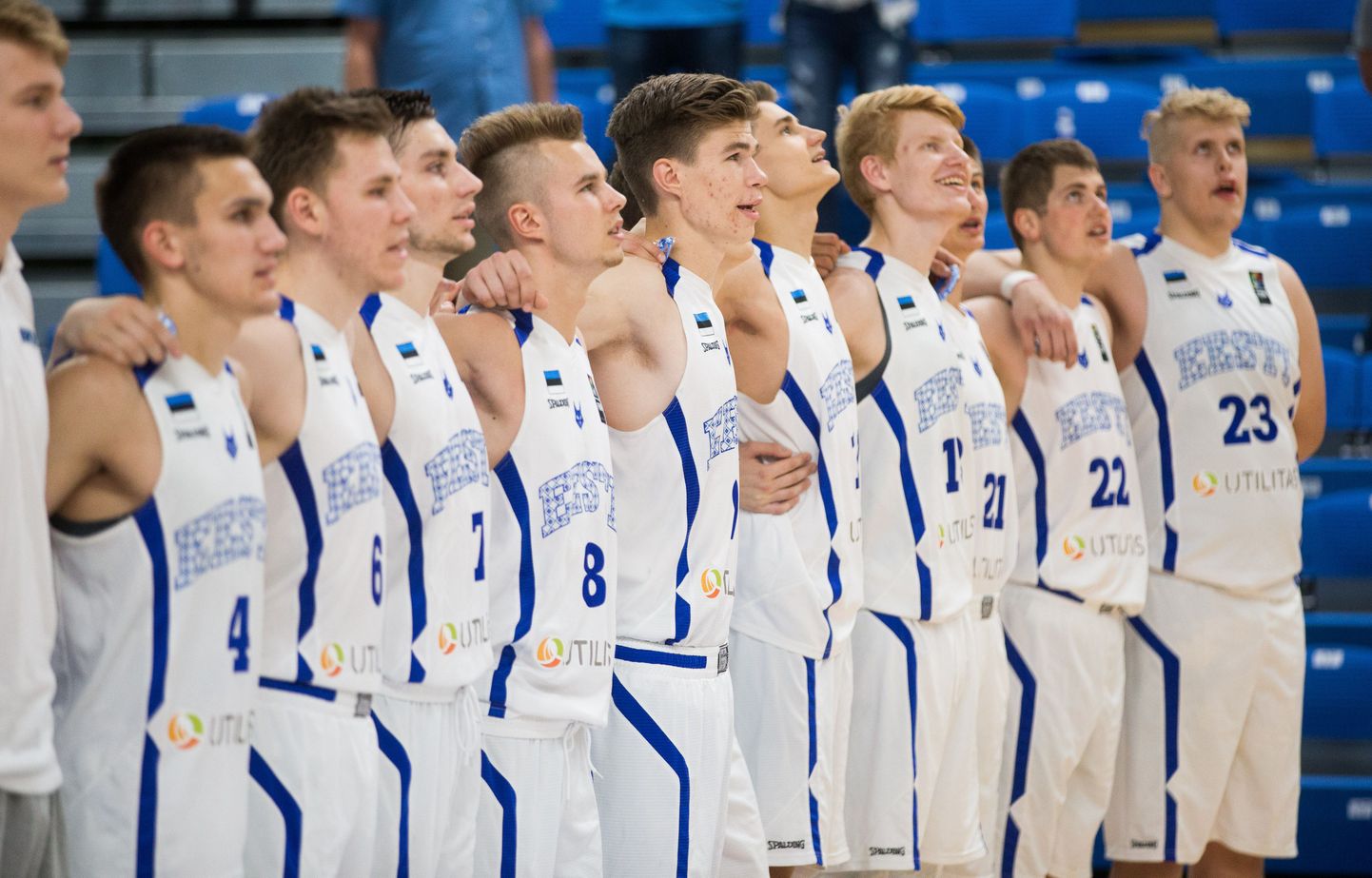 Eesti U18 korvpallikoondis.