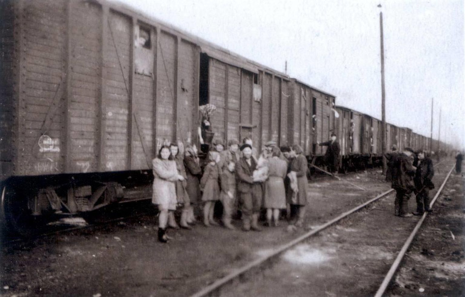Küüditamisvagun, 1945. FOTO: Vabamu