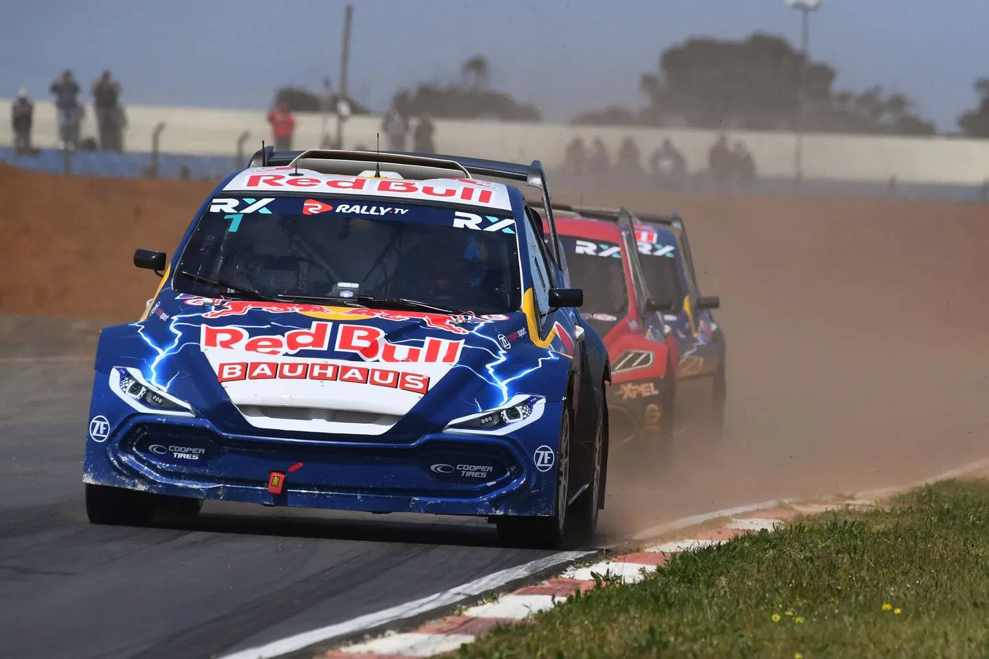 Kuuekorne rallikrossi maailmameister rootslane Johan Kristoffersson MM-etapil Lõuna-Aafrikas.