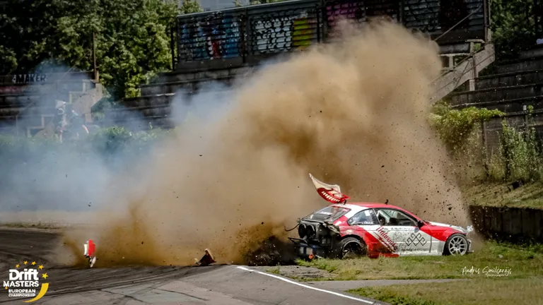 Driftmasters Eiropas čempionāta posmi Biķernieku trasē, kur tika noskaidroti “Drift King of Riga” titula ieguvēji
