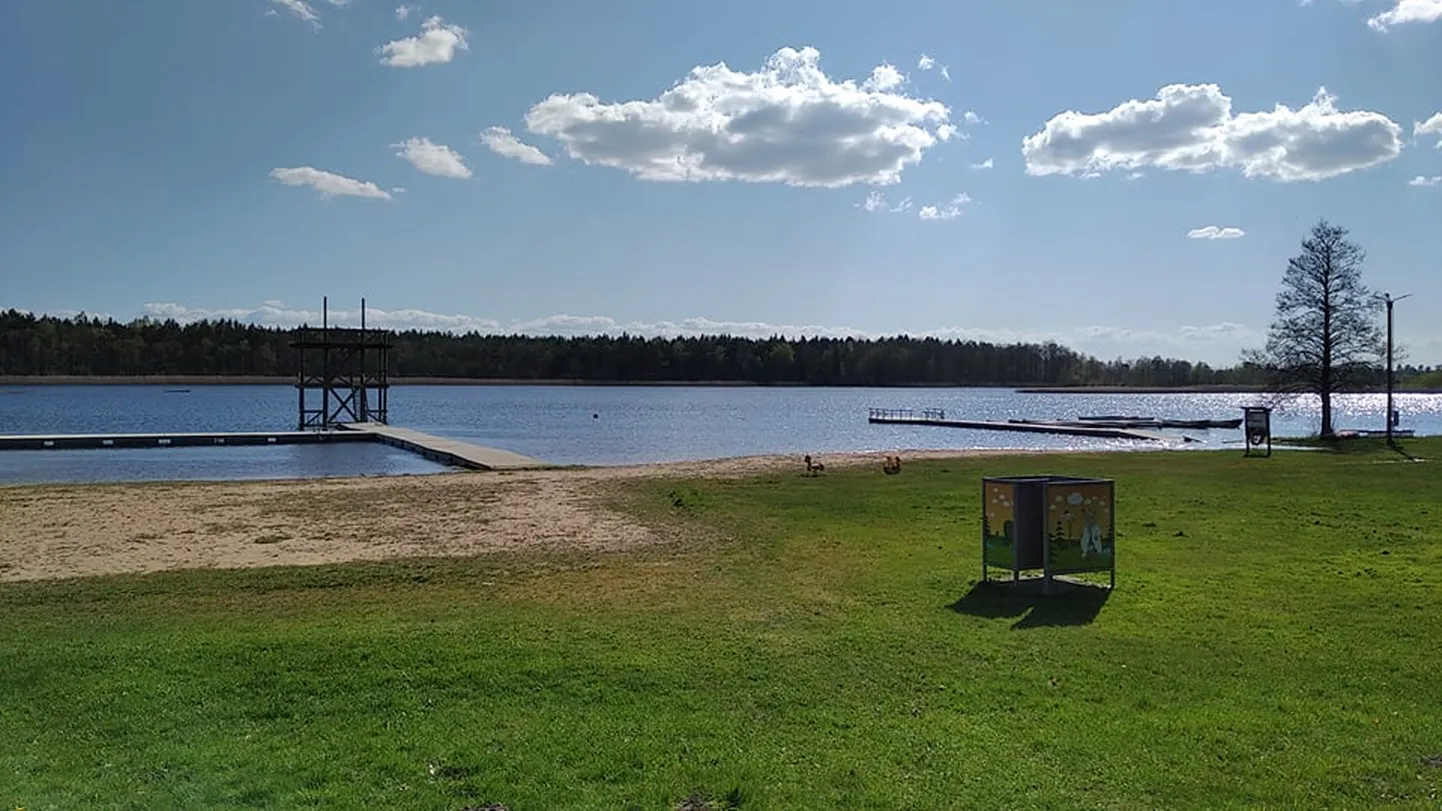Väinjärv mai keskel 2021. aastal.