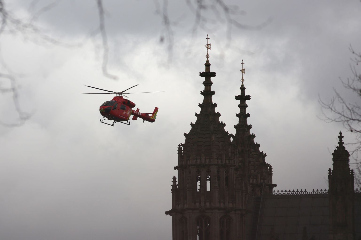 Londoni kiirabikopter.