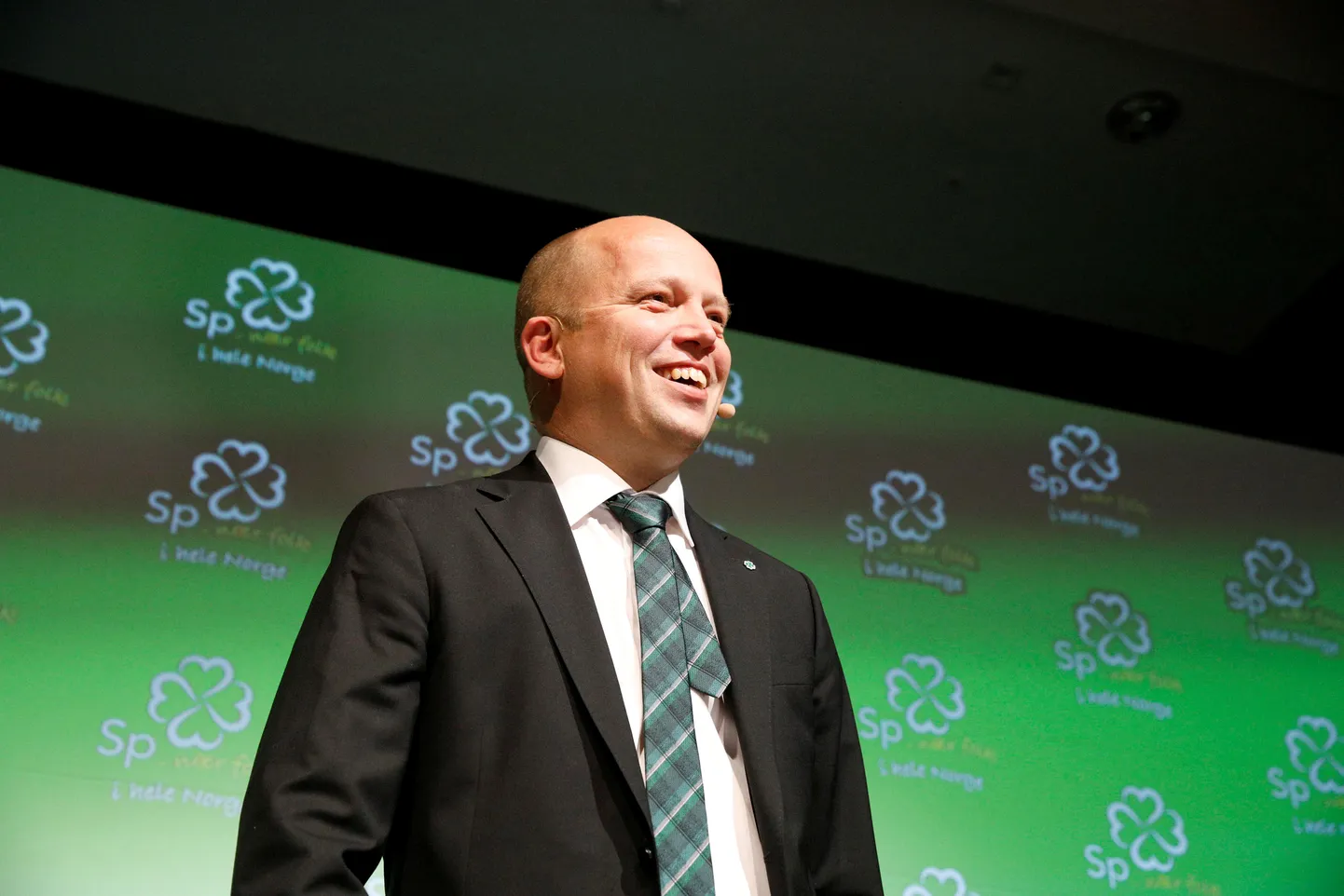 Norra Keskpartei esimees Trygve Slagsvold Vedum.