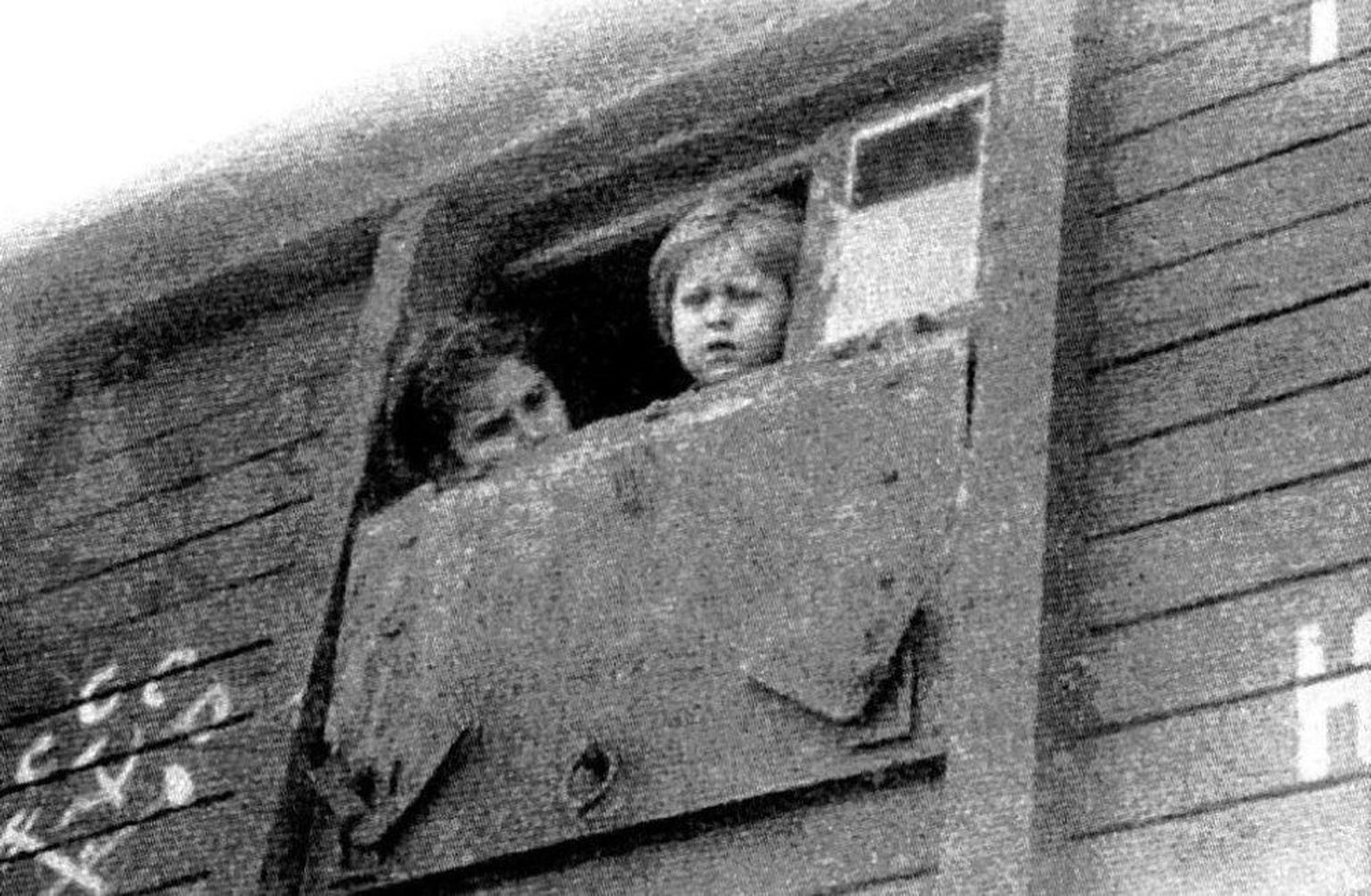 Loomavagunites Siberisse küüditatute seas oli palju lapsi.