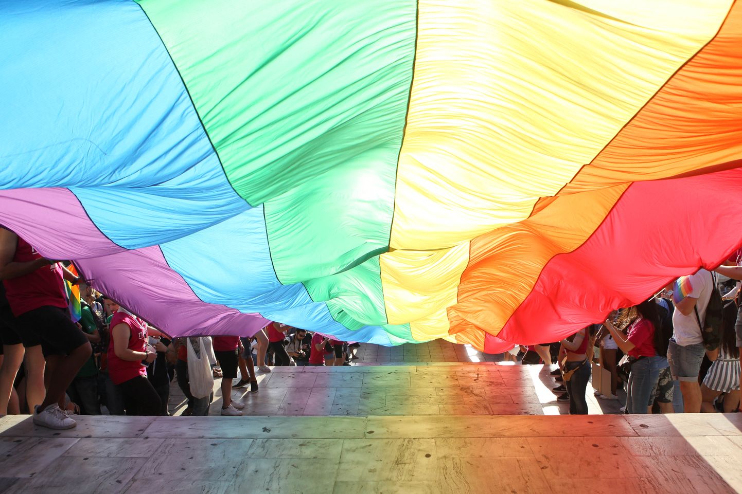Iga aastane Gay Pride paraad Ateenas, 2018. Pilt on illustratiivne.