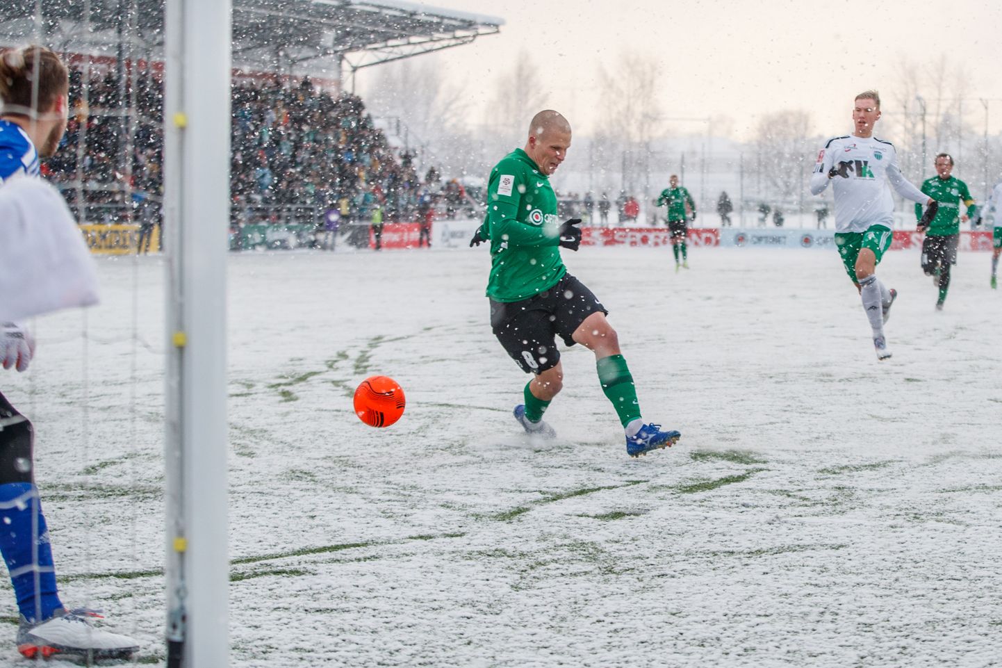 FC Flora sai juba teist korda sel sügisel lumel mängida.
