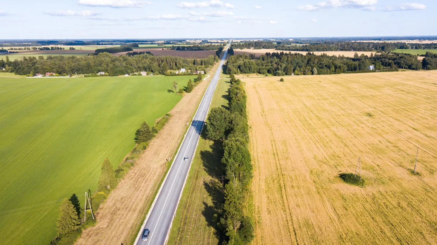Tallinna-Narva maantee. Foto on illustratiivne.