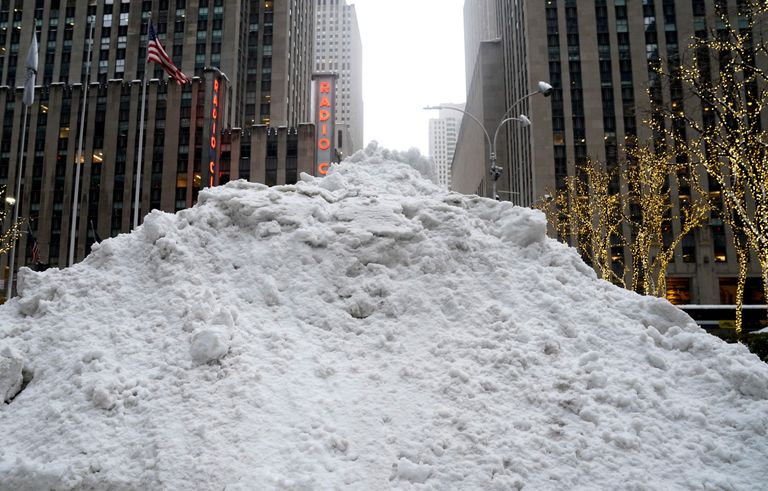 Lumekuhi New Yorgis Manhattanil.