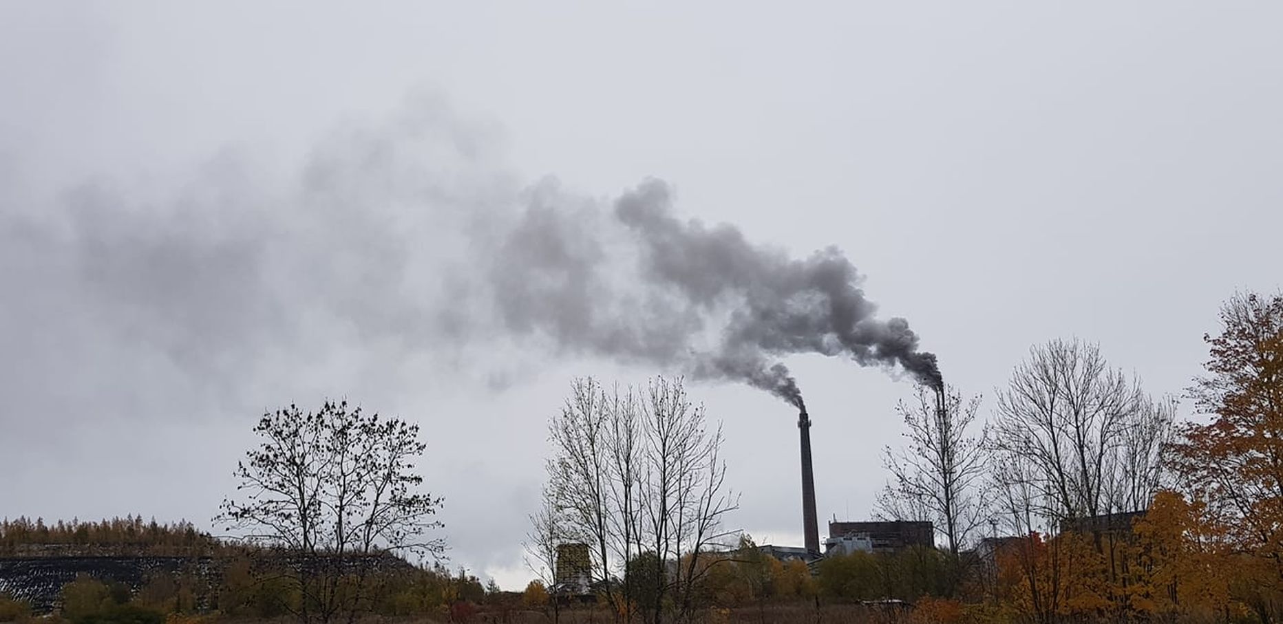 Хотя жители Кивиыли жалуются на выброс сажи из труб химпредприятия, данные о выбросах его почему-то не показывают.