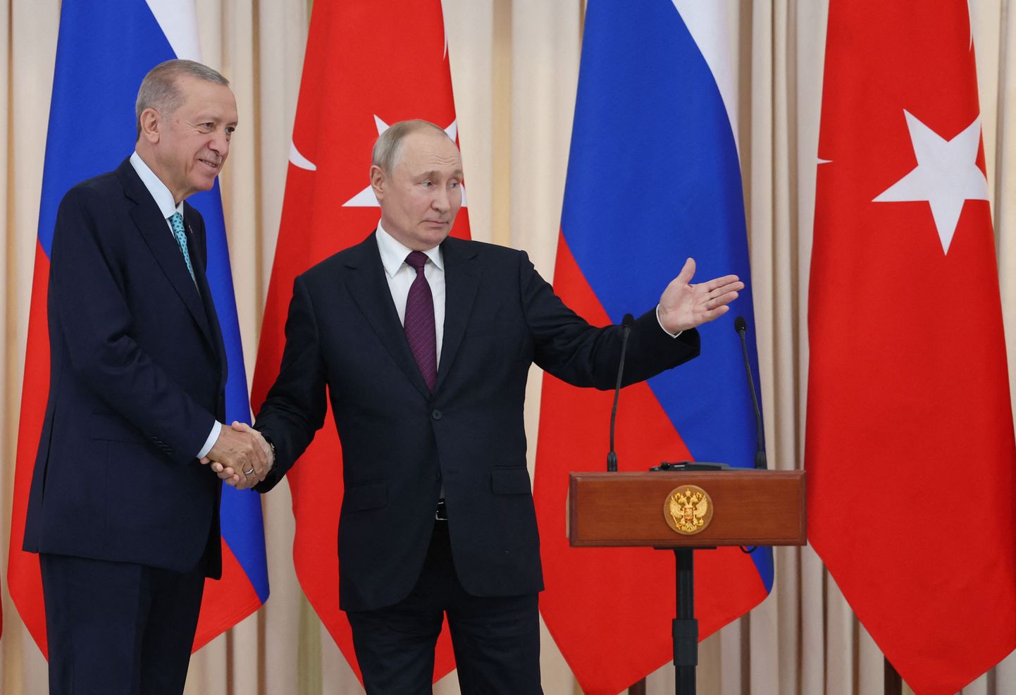 Türgi ja Venemaa riigipea kohtumine kuu alguses Sotšis.