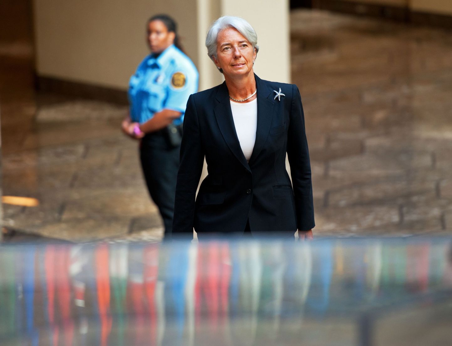Lagarde eile oma esimesel tööpäeval IMFi saabumas.