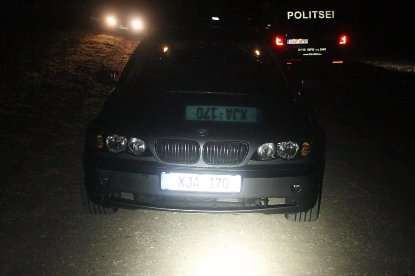 BMW, millega noormehed sõitma läksid.