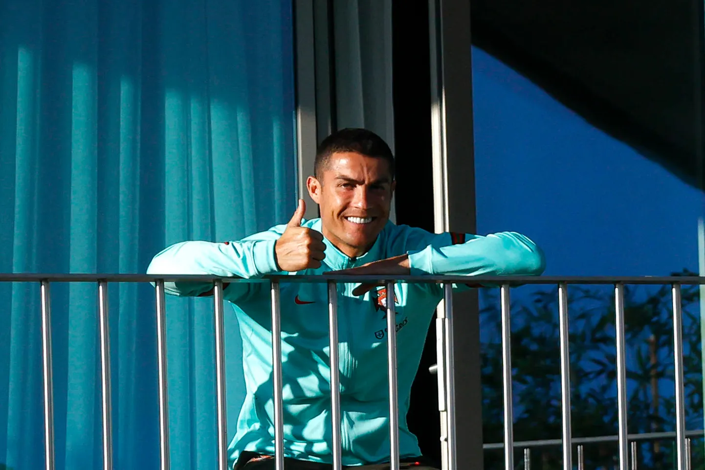 Portugali vutistaar Cristiano Ronaldo jõudis eile Torinosse.