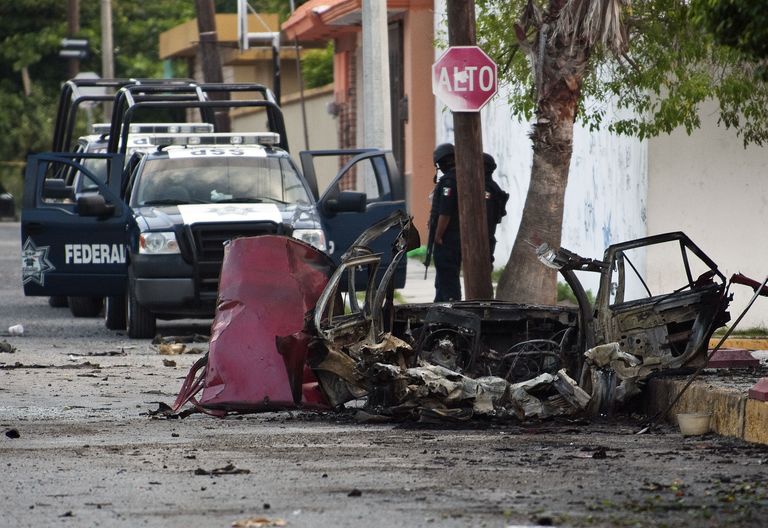 Ciudad Victoria, autopommi plahvatus