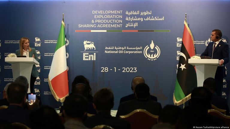 Триполи, 28 января 2023. Италия и Ливия договариваются о широкомасштабном сотрудничестве в газовой сфере