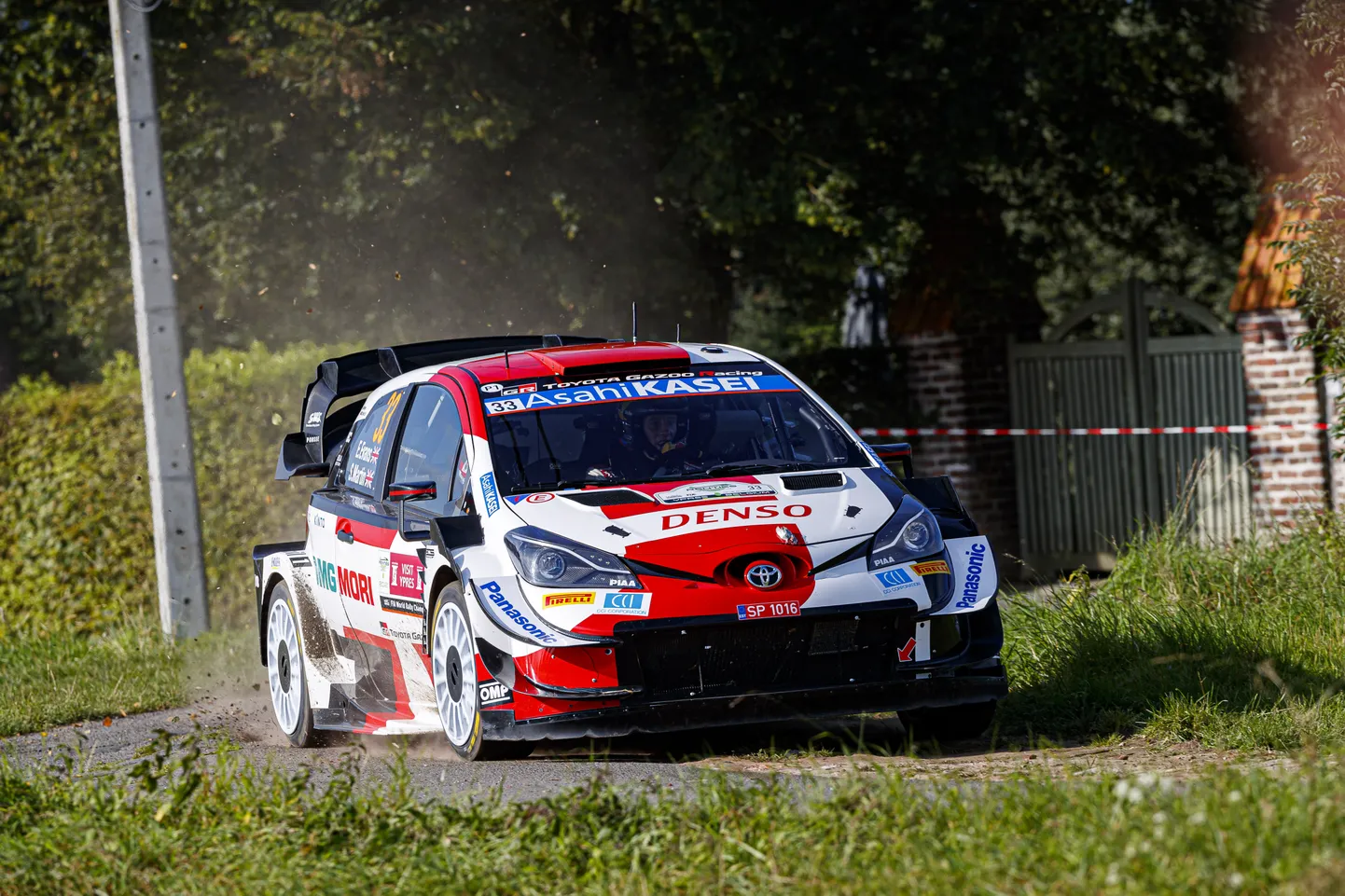 Elfyn Evans Toyota roolis.