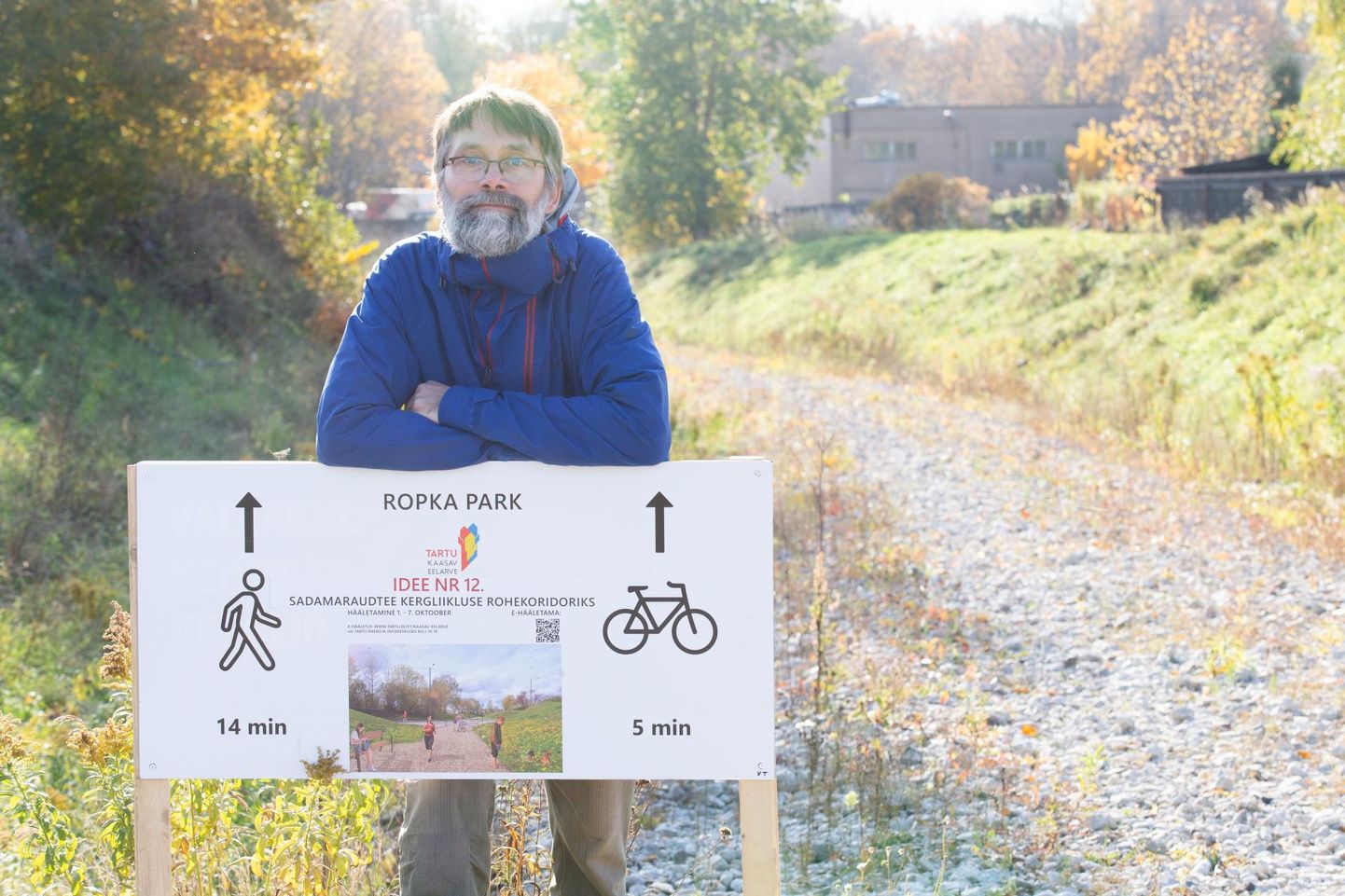 Ilmar Part, jalgrattaentusiast ja 2021. aasta kaasava eelarve võidutöö autor.