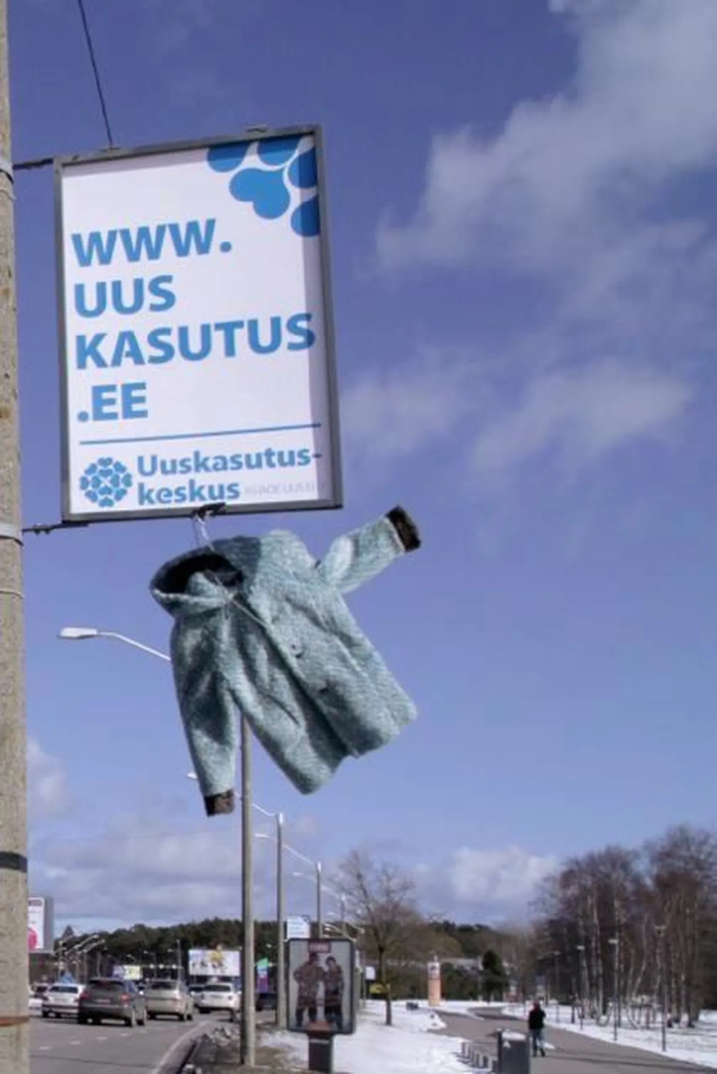 Uuskasutuskeskuse kampaania «Ära viska asja asjata ära» reklaam.