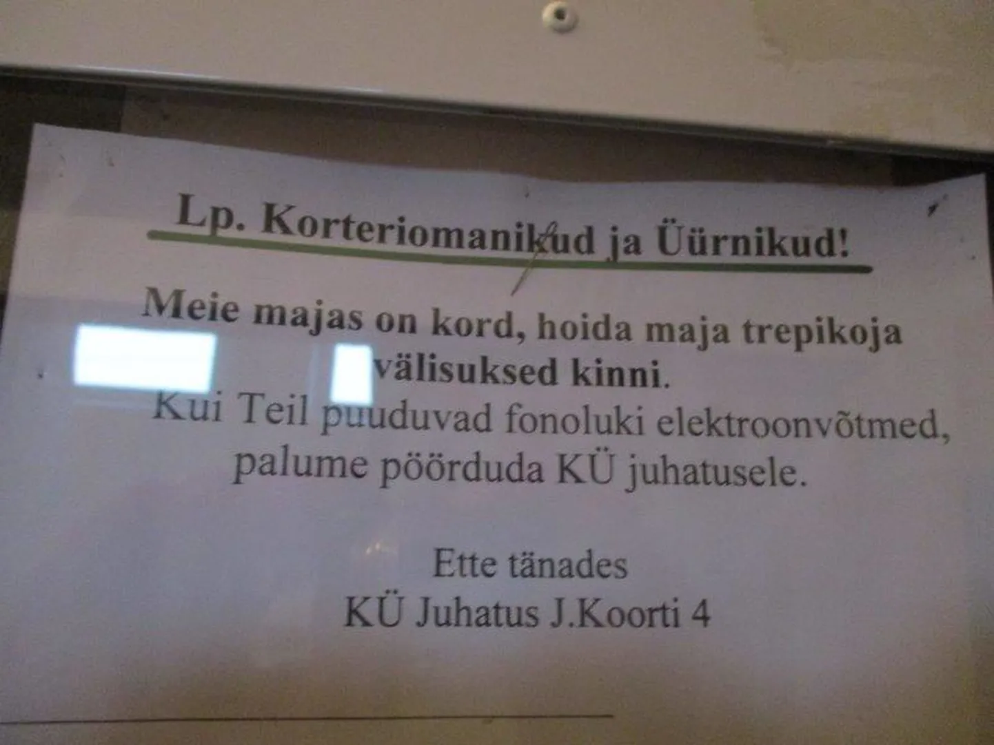 Vead avalikus teabes.