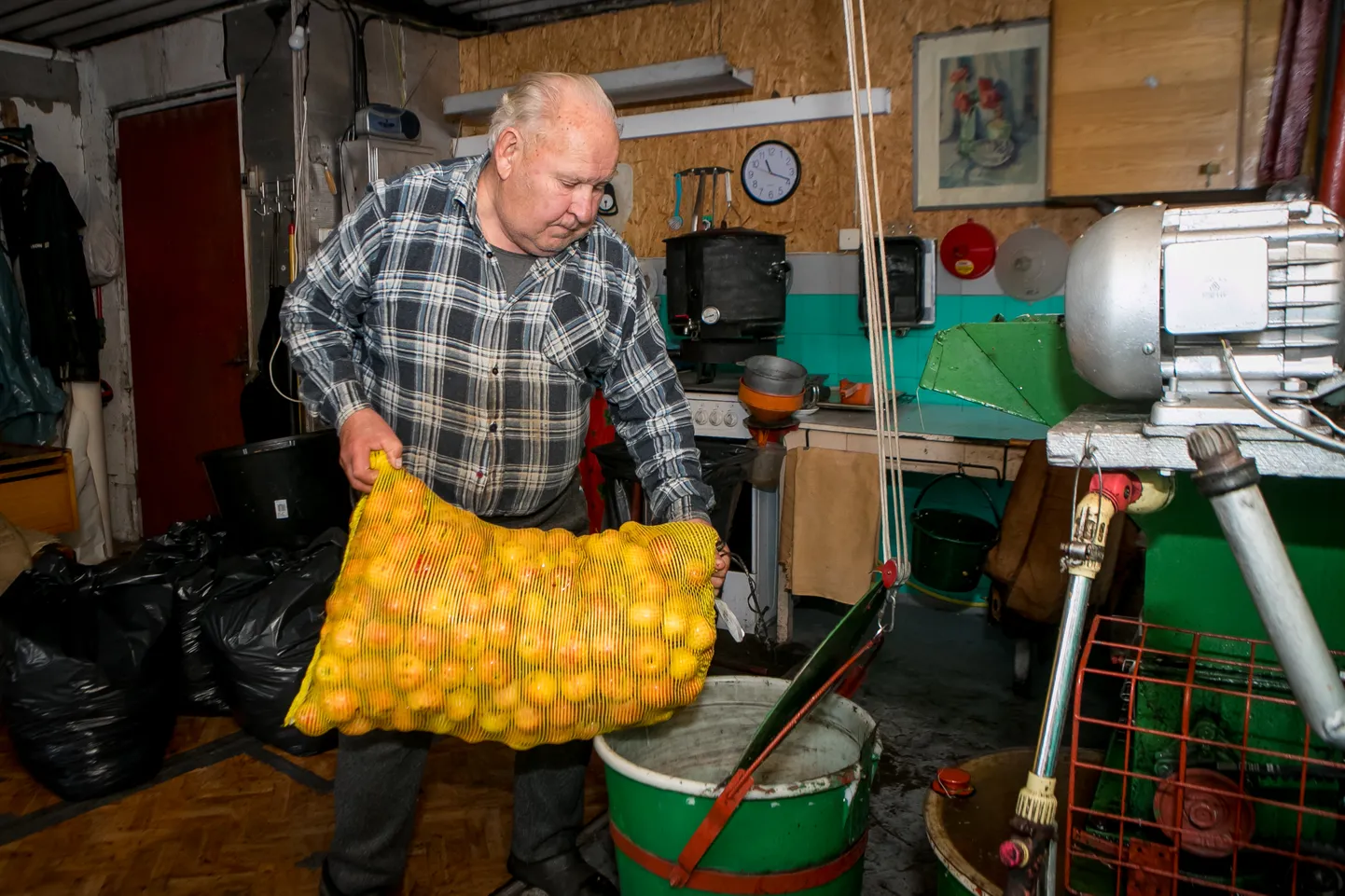 Õunamahlameister Taivo Tang.