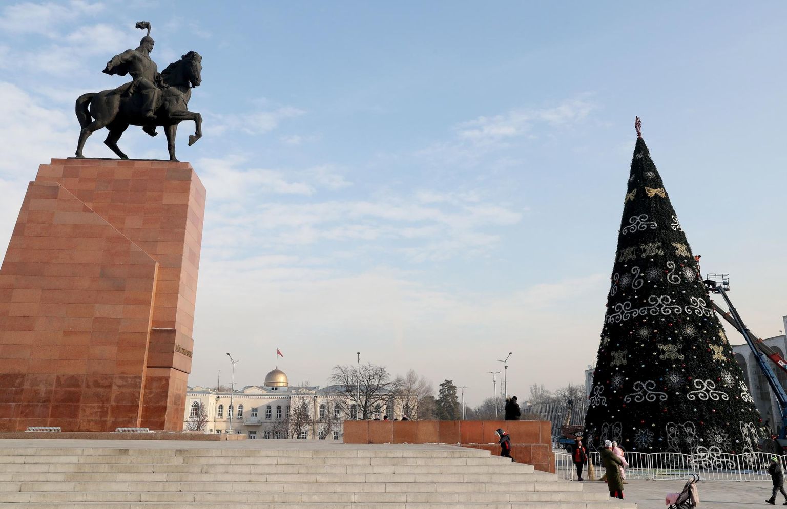 Biškeki kesklinn mullu detsembris.