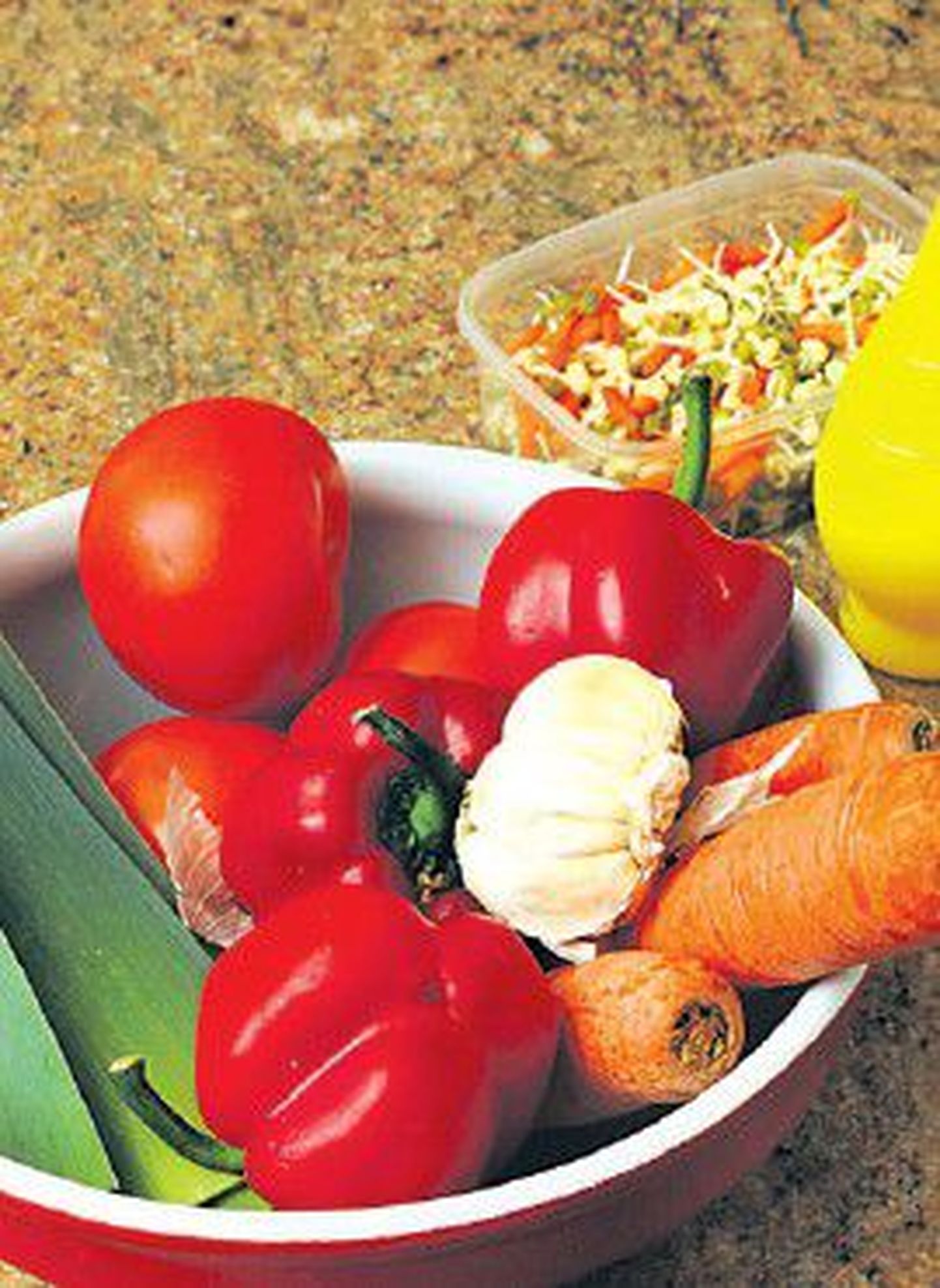 Свежие овощи должны быть на столе каждый день.
