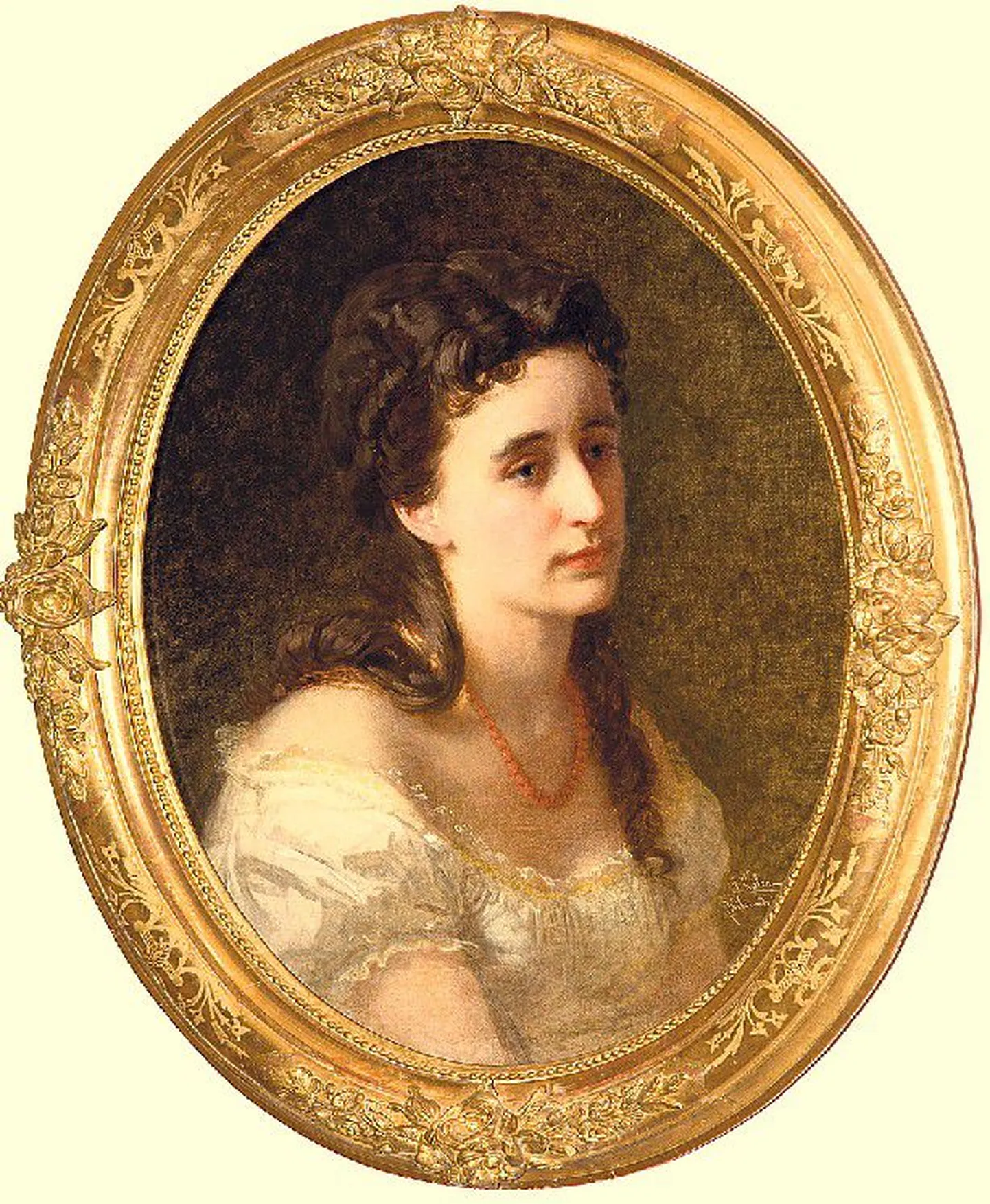 «Ella von Schultz-Adajewsky portree» (1868)