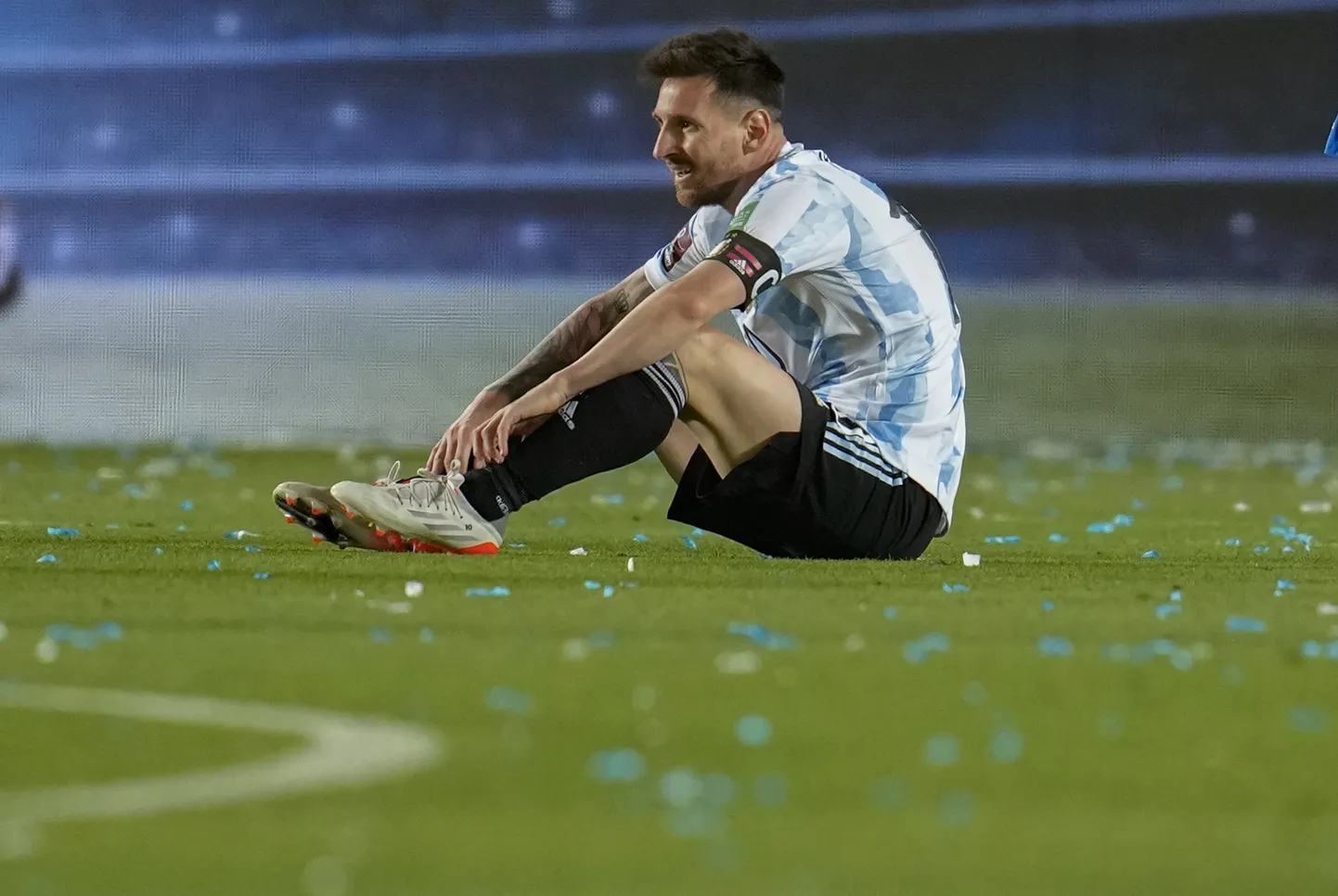 Lionel Messi tööhoos 16. novembril 2021 San Juanis.