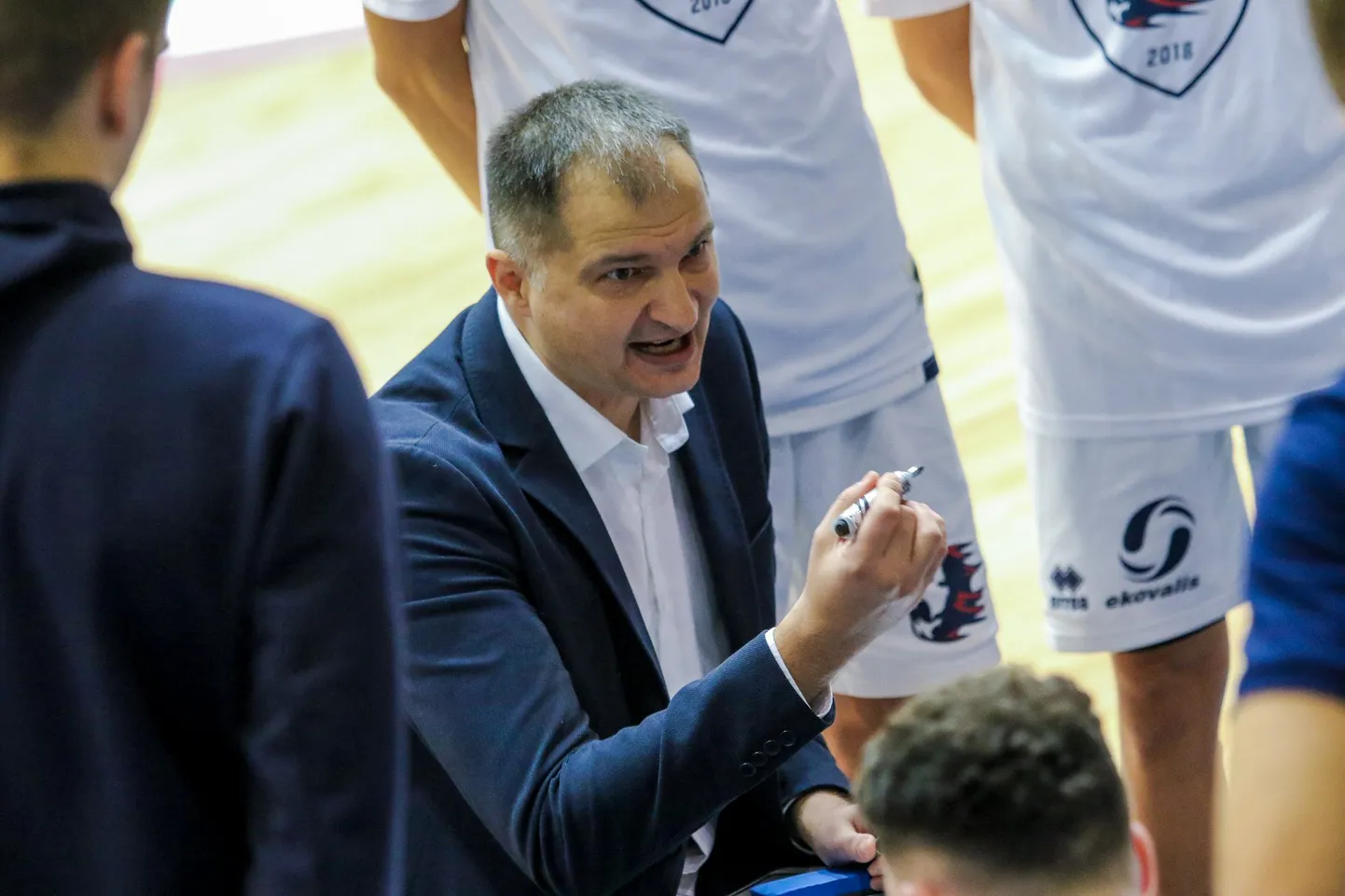 "Liepājas" kluba galvenais treneris Braņislavs Vičentičs.