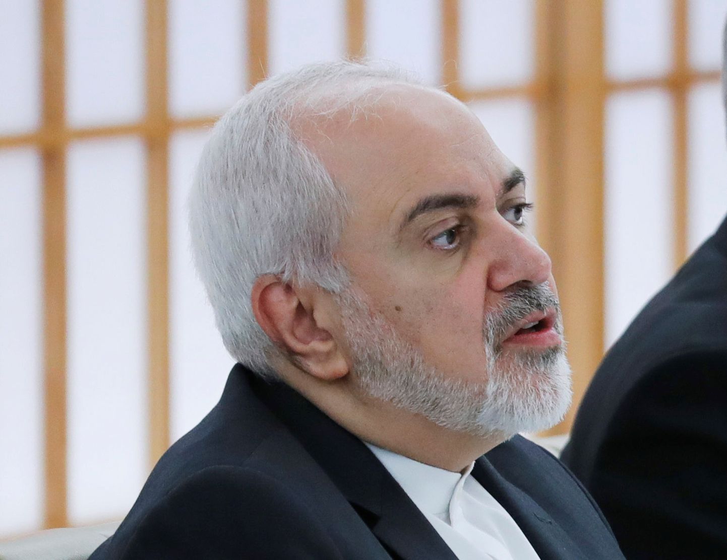 Iraani välisminister Mohammad Javad Zarif Jaapanis.