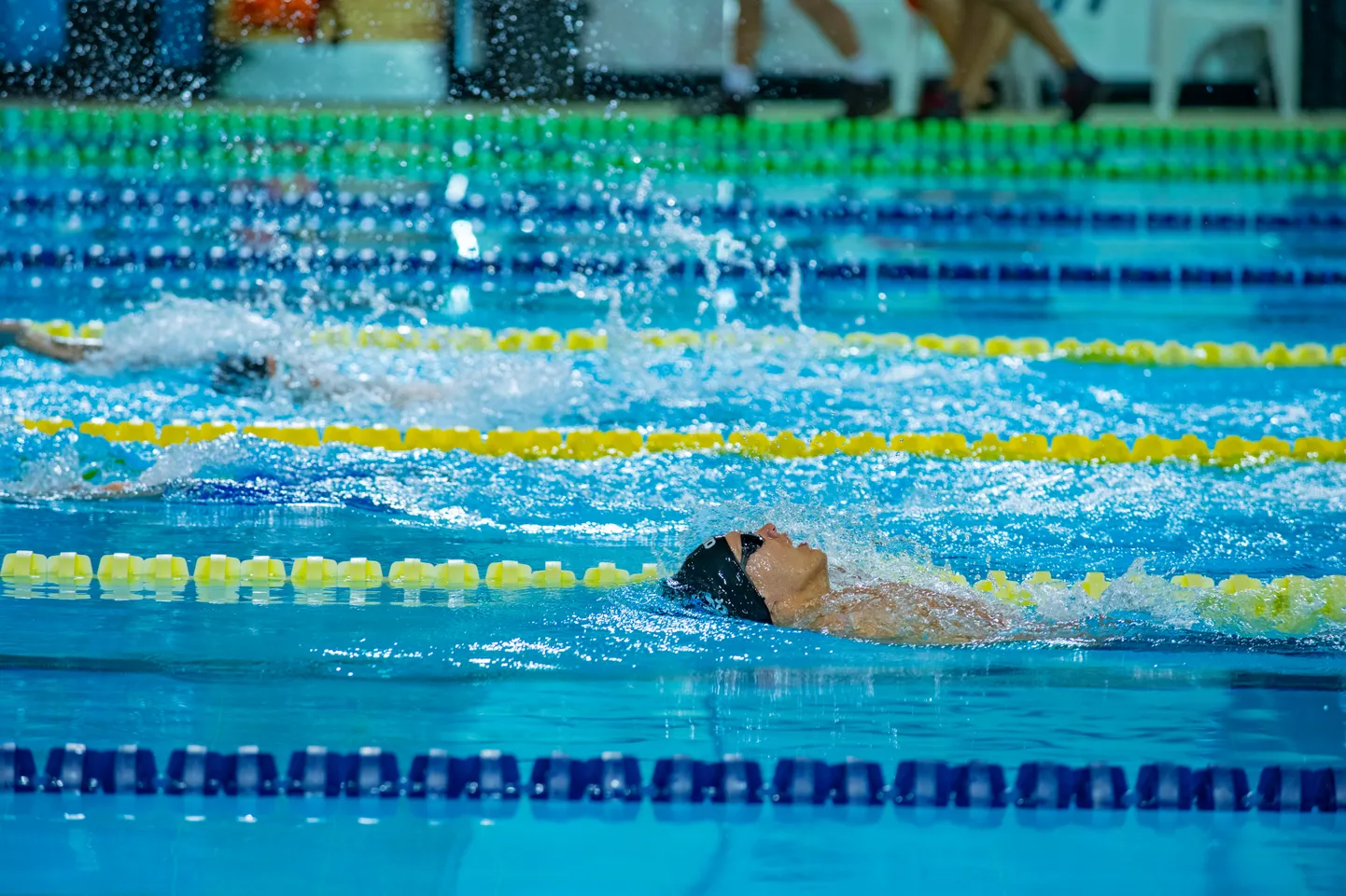 Matz Topkin EMil 50 m seliliujumise finaalis.